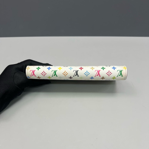 Louis Vuitton Sarah Wallet Monogram Multicolor White