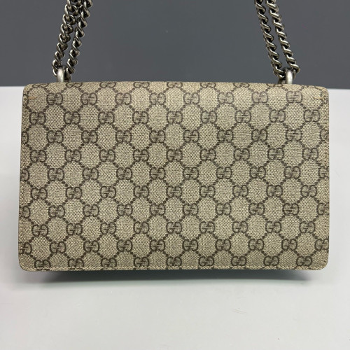 Gucci Meium Dionysus GG Monogram Suede Camel Beige