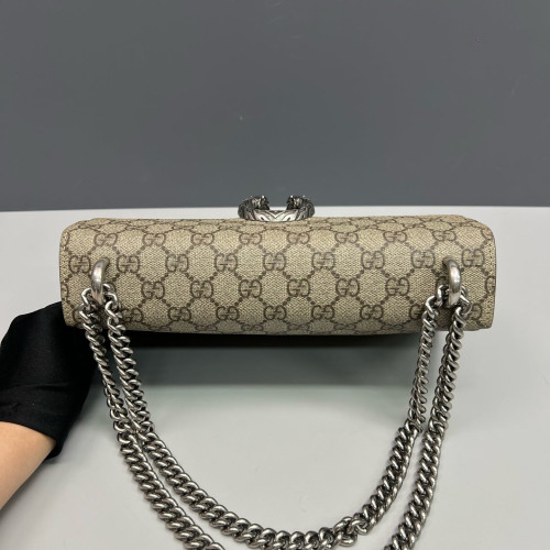 Gucci Meium Dionysus GG Monogram Suede Camel Beige