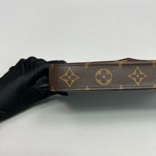 Louis Vuitton Pochette Felicie Chain Wallet Monogram Brown Louis Vuitton Pochette Felicie Chain Wallet Monogram Brown
