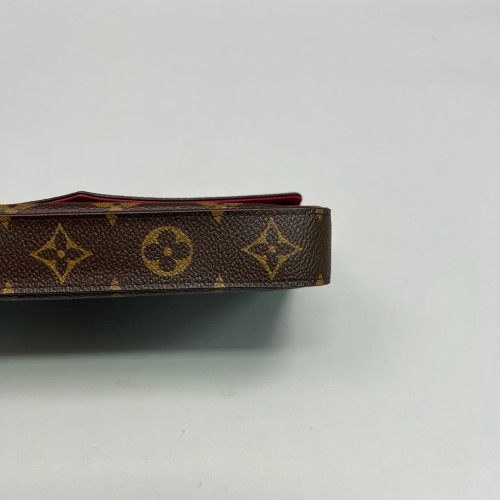 Louis Vuitton Pochette Felicie Chain Wallet Monogram Brown Louis Vuitton Pochette Felicie Chain Wallet Monogram Brown
