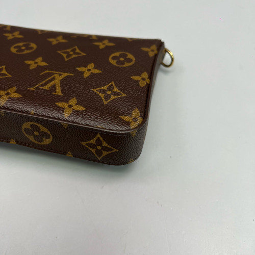 Louis Vuitton Pochette Felicie Chain Wallet Monogram Brown Louis Vuitton Pochette Felicie Chain Wallet Monogram Brown