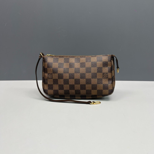 Louis Vuitton Pochette Accessories Damier Ebene Brown