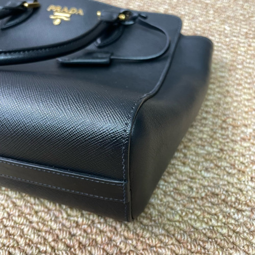 Prada Tote Bag Calfskin Black