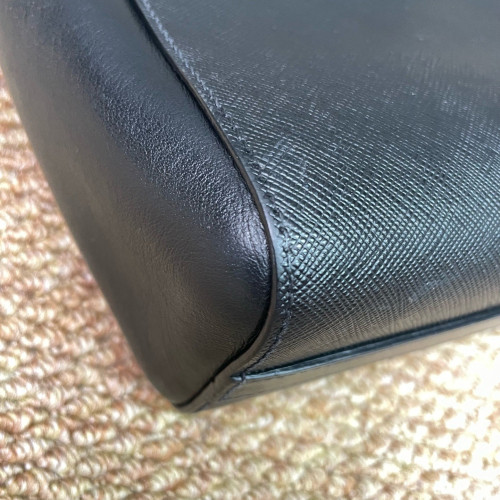 Prada Tote Bag Calfskin Black