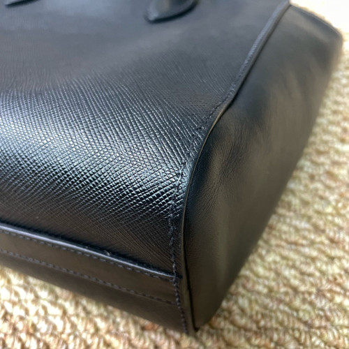 Prada Tote Bag Calfskin Black