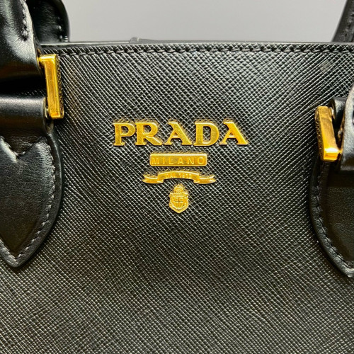 Prada Tote Bag Calfskin Black