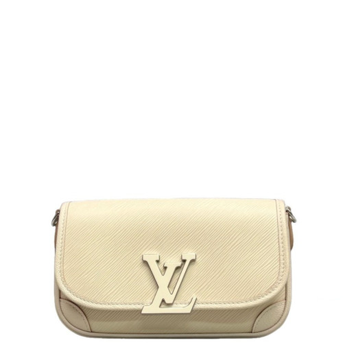 Louis Vuitton Buci Shoulder Bag Epi Beige Mystic White