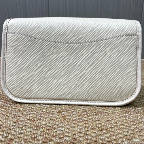 Louis Vuitton Buci Shoulder Bag Epi Beige Mystic White
