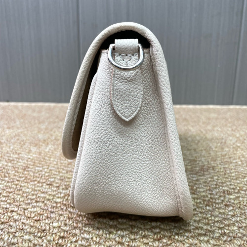 Louis Vuitton Buci Shoulder Bag Epi Beige Mystic White