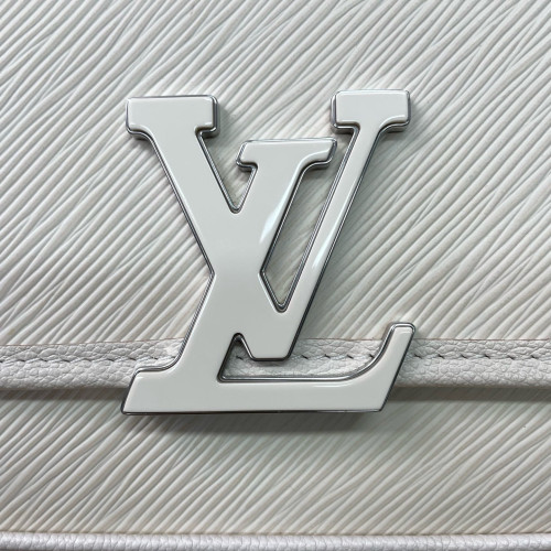 Louis Vuitton Buci Shoulder Bag Epi Beige Mystic White