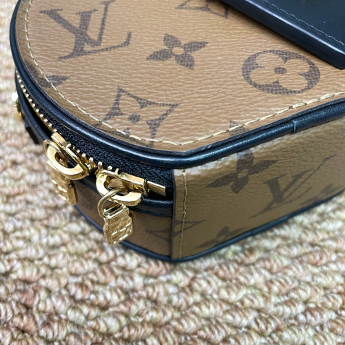 Louis Vuitton Mini Boite Chapeau Monogram Brown Black