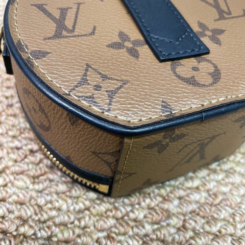 Louis Vuitton Mini Boite Chapeau Monogram Brown Black