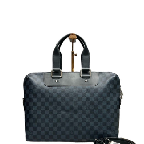 Louis Vuitton Porte Documents Jour Damier Cobalt Black