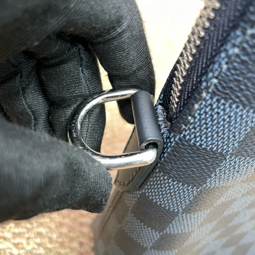 Louis Vuitton Porte Documents Jour Damier Cobalt Black