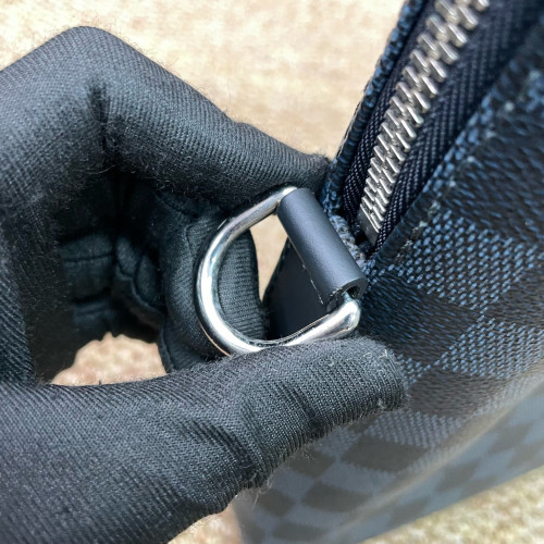 Louis Vuitton Porte Documents Jour Damier Cobalt Black
