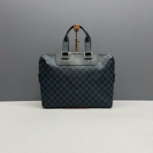 Louis Vuitton Porte Documents Jour Damier Cobalt Black