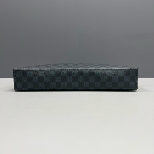 Louis Vuitton Porte Documents Jour Damier Cobalt Black