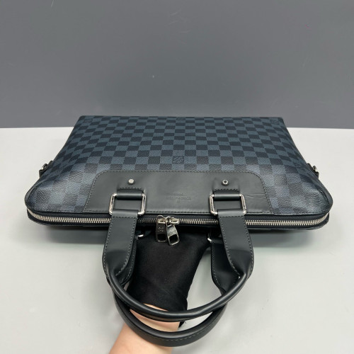 Louis Vuitton Porte Documents Jour Damier Cobalt Black