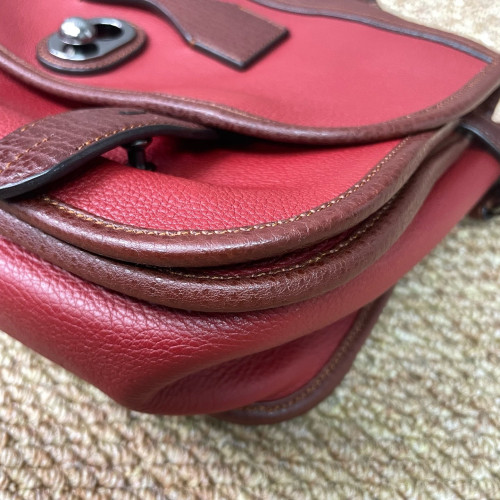 Loewe Two-Way Bag Calfskin Red Brown Burgundy