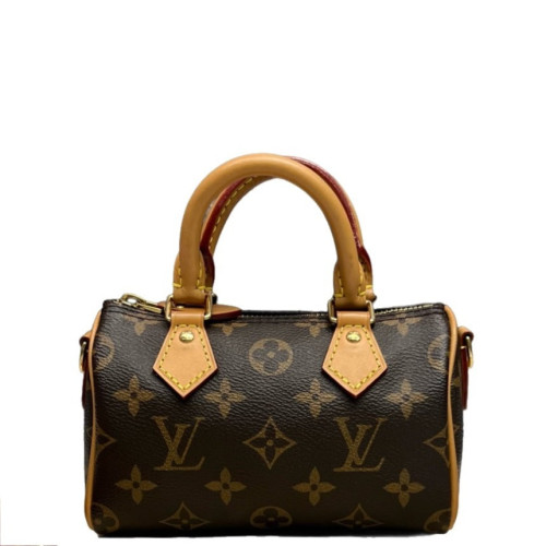 Louis Vuitton Nano Speedy Bandouliere Monogram Brown