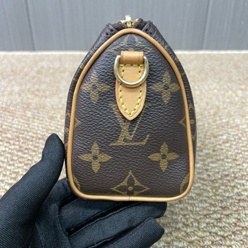 Louis Vuitton Nano Speedy Bandouliere Monogram Brown