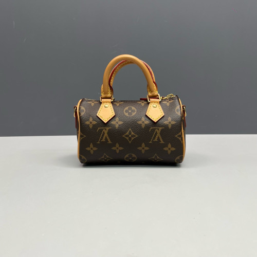 Louis Vuitton Nano Speedy Bandouliere Monogram Brown