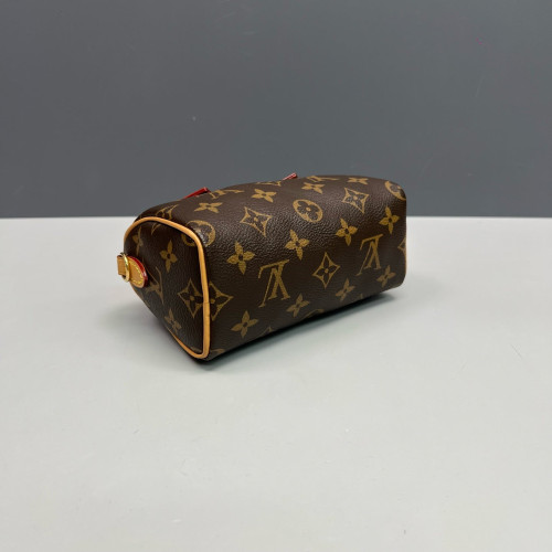 Louis Vuitton Nano Speedy Bandouliere Monogram Brown