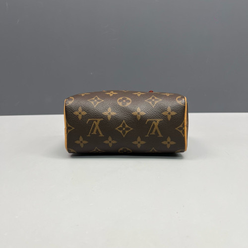 Louis Vuitton Nano Speedy Bandouliere Monogram Brown