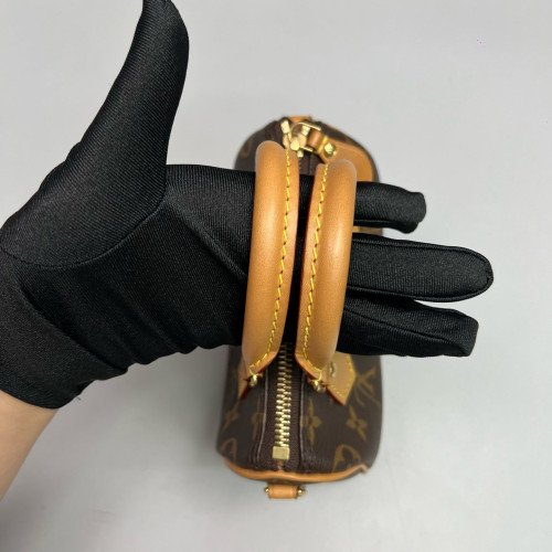 Louis Vuitton Nano Speedy Bandouliere Monogram Brown