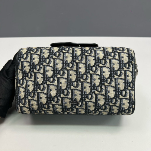 Dior Crossbody Bag Oblique Blue Beige Black