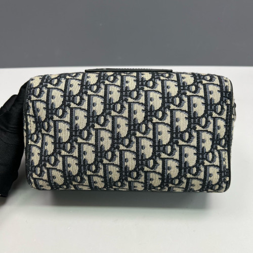 Dior Crossbody Bag Oblique Blue Beige Black