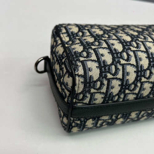 Dior Crossbody Bag Oblique Blue Beige Black