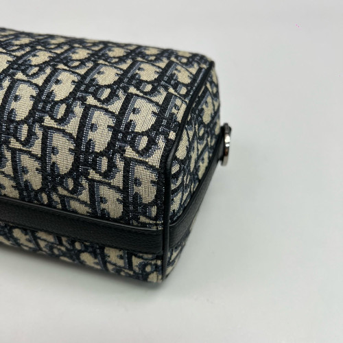 Dior Crossbody Bag Oblique Blue Beige Black
