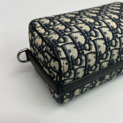 Dior Crossbody Bag Oblique Blue Beige Black