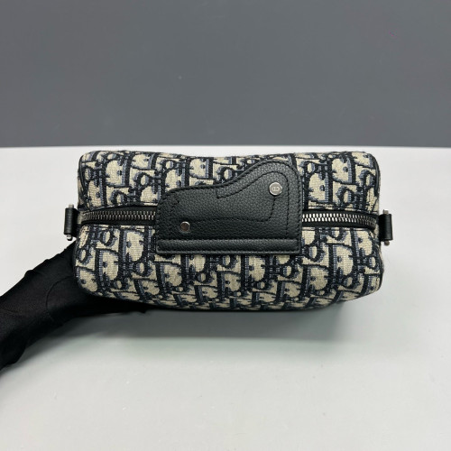 Dior Crossbody Bag Oblique Blue Beige Black