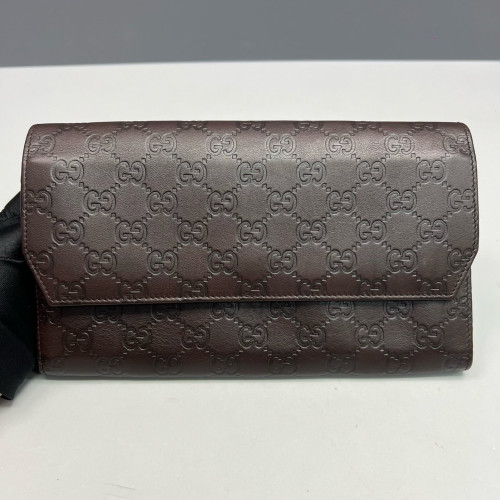Gucci Clutch Guccissima Brown