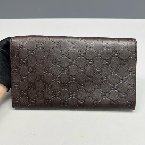 Gucci Clutch Guccissima Brown
