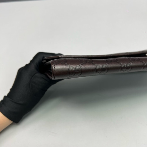 Gucci Clutch Guccissima Brown