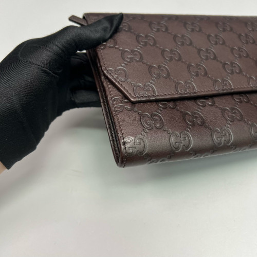 Gucci Clutch Guccissima Brown