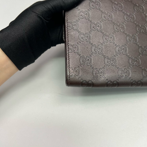 Gucci Clutch Guccissima Brown