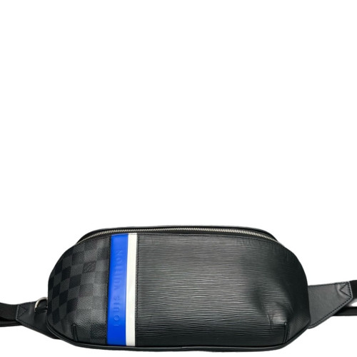 Louis Vuitton Bumbag Calfskin Damier Graphite Black