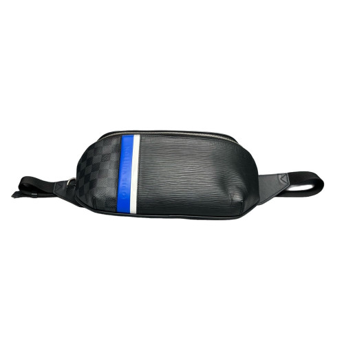 Louis Vuitton Bumbag Calfskin Damier Graphite Black