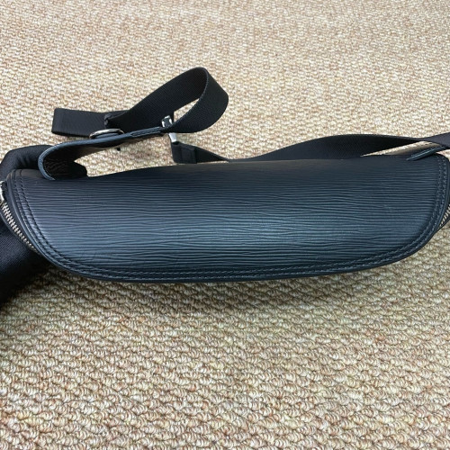 Louis Vuitton Bumbag Calfskin Damier Graphite Black