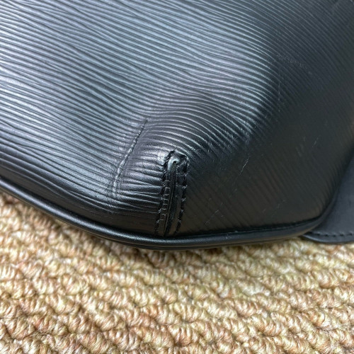 Louis Vuitton Bumbag Calfskin Damier Graphite Black