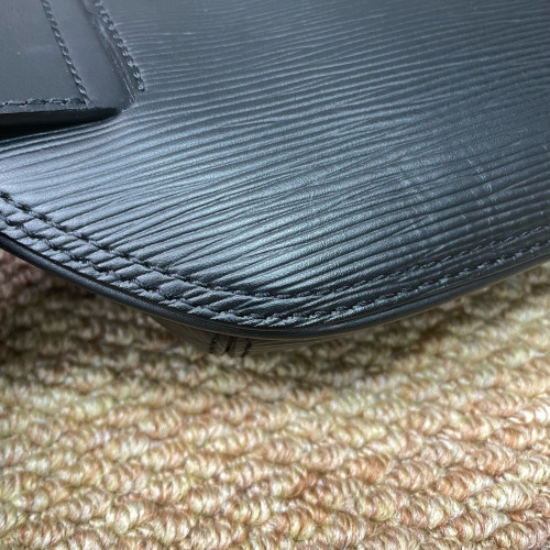 Louis Vuitton Bumbag Calfskin Damier Graphite Black