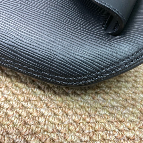 Louis Vuitton Bumbag Calfskin Damier Graphite Black