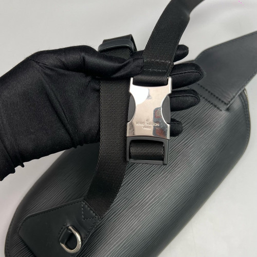 Louis Vuitton Bumbag Calfskin Damier Graphite Black