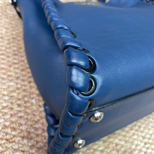 Fendi Peekaboo Iconic Medium Calfskin Blue