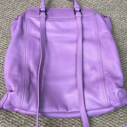 Bottega Veneta Backpack Lambskin Intrecciato Nappa Pink